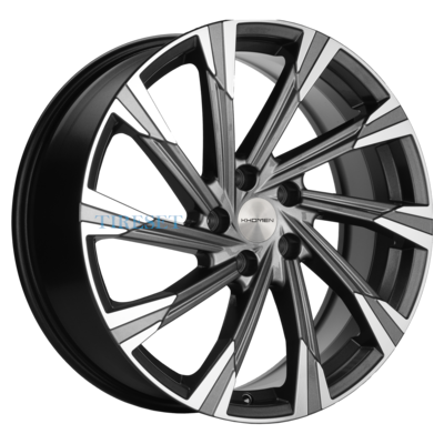 Khomen Wheels 7,5x19/5x114,3 ET40 D66,6 KHW1901 (Haval Dargo) Gray-FP