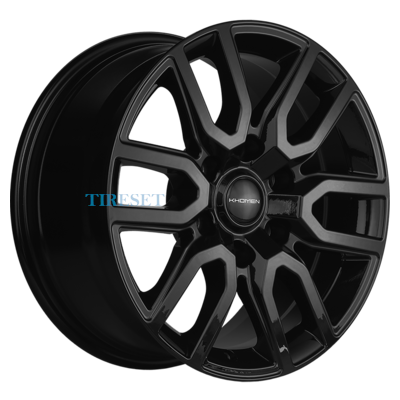 Диски Khomen Wheels 8x17/6x139,7 ET38 D67,1 KHW1723 (Pajero Sport) Black на tireset.ru
