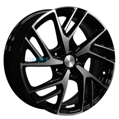Khomen Wheels 6,5x17/5x114,3 ET45 D54,1 KHW1722 (Coolray) Black-FP