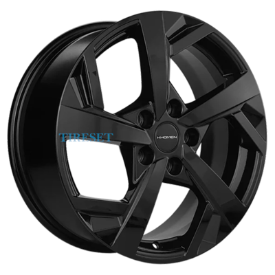 Диски Khomen Wheels 7x17/5x114,3 ET37 D66,5 KHW1712 (Jolion) Black на tireset.ru
