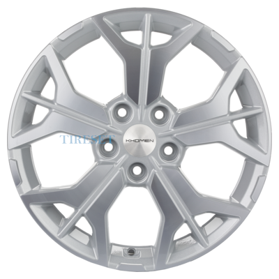 Khomen Wheels 7x17/5x114,3 ET45 D60,1 KHW1715 (Camry) F-Silver-FP
