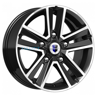 KиK 6,5x16/5x139,7 ET40 D98 Арена (КС864) Алмаз черный SK