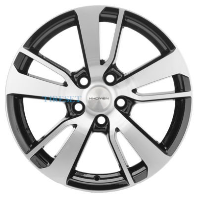 Khomen Wheels 7x17/5x114,3 ET40 D66,1 KHW1704 (Qashqai) Black-FP