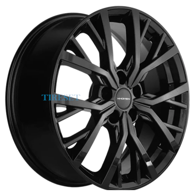 Khomen Wheels 7x18/5x114,3 ET37 D66,5 KHW1806 (Dargo/Jolion) Black