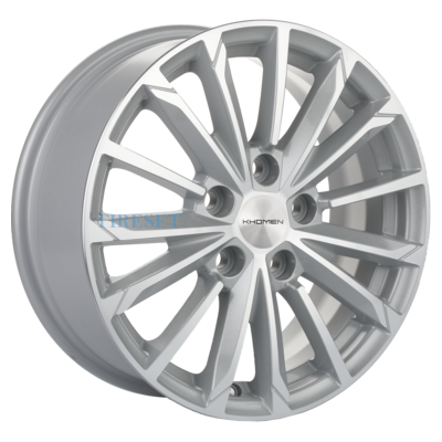 Диски Khomen Wheels 6,5x16/5x108 ET50 D63,3 KHW1611 (Focus) F-Silver на tireset.ru