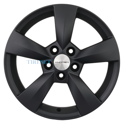 Khomen Wheels 6x15/5x100 ET43 D57,1 KHW1504 (Fabia) Black matt