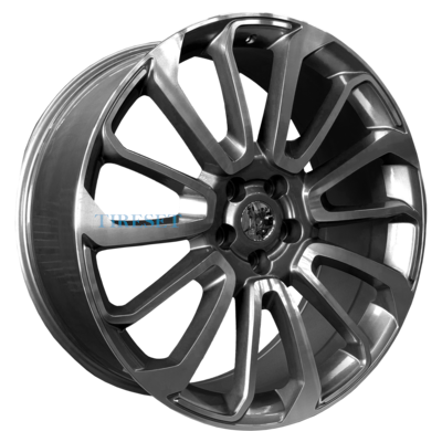 Диски PDW 9,5x22/5x120 ET45 D72,6 7013 Gun Metal Machined Face (PDW) на tireset.ru