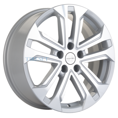 Khomen Wheels 7x18/5x114,3 ET50 D67,1 KHW1803 (CX-5/Seltos) F-Silver-FP