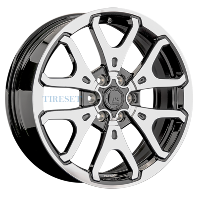 Диски LS Forged 7x18/6x114,3 ET45 D66,1 LS FG20 BKF (конус, C570) на tireset.ru