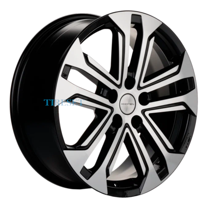 Khomen Wheels 7x18/5x108 ET45 D60,1 KHW1803 (Chery Tiggo 3/Tiggo 3 Pro) Black-FP