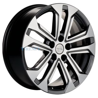Khomen Wheels 7x18/5x114,3 ET50 D54,1 KHW1803 (Coolray) Gray-FP