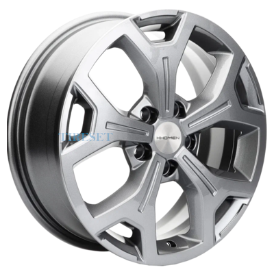 Khomen Wheels 6,5x17/5x114,3 ET45 D54,1 KHW1710 (Coolray) Gray
