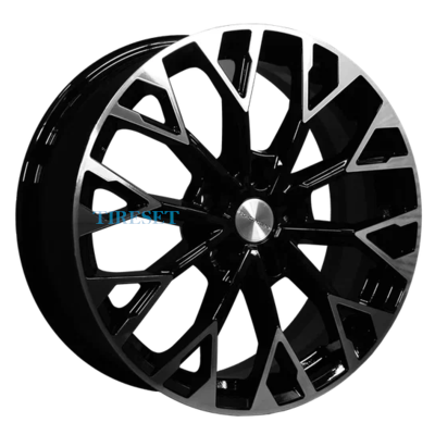 Khomen Wheels 7x17/5x114,3 ET45 D60,1 KHW1718 (Camry) Black-FP
