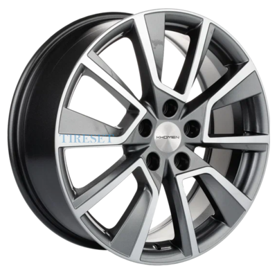 Khomen Wheels 7x18/5x114,3 ET37 D66,5 KHW1802 (Dargo/Jolion) Gray-FP