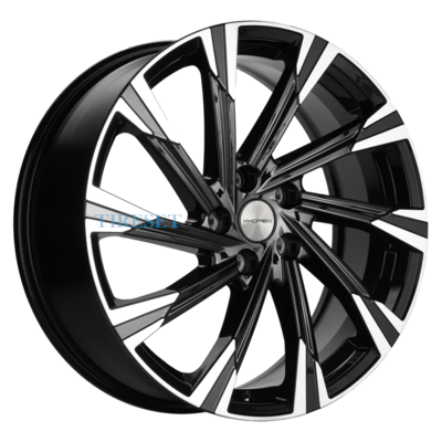 Диски Khomen Wheels 7,5x19/5x108 ET33 D60,1 KHW1901 (Chery Tiggo 7 Pro) Black-FP на tireset.ru