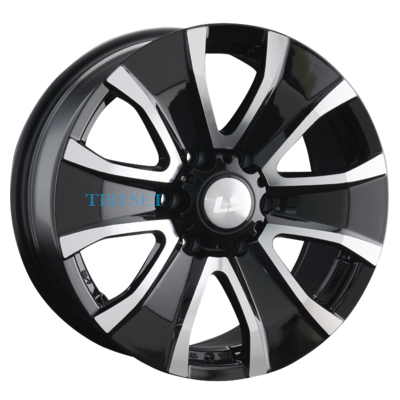 LS 8,5x20/6x139,7 ET36 D100,1 953 BKF (конус, Колпак+лого)