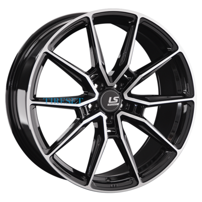 LS FlowForming 8,5x20/5x112 ET35 D66,6 RC58 BKF (конус)