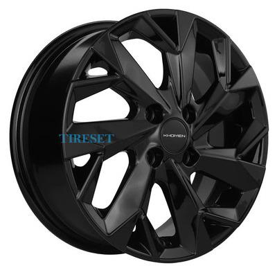 Khomen Wheels 5,5x14/4x100 ET38 D67,1 KHW1402 (Accent/Getz/i20) Black