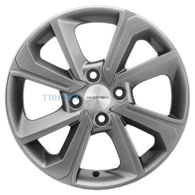 Khomen Wheels 6x15/4x100 ET40 D60,1 KHW1501 (Logan/Sandero/Xray) G-Silver