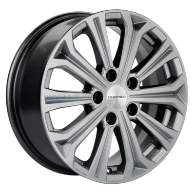 Диски Khomen Wheels 6,5x16/5x114,3 ET41 D67,1 KHW1610 (Optima) Gray на tireset.ru