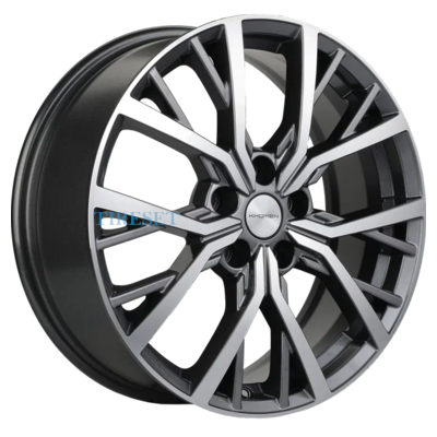 Khomen Wheels 7x18/5x112 ET43 D57,1 KHW1806 (Kodiaq) Gray-FP