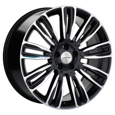 Khomen Wheels 8,5x20/5x120 ET45 D72,6 KHW2004 (RRover) Black-FP