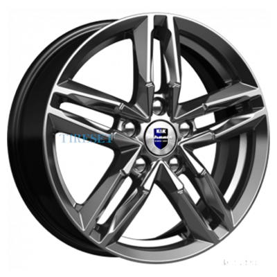 KиK 6x16/5x114,3 ET45 D67,1 Sayan (КС731) Дарк платинум