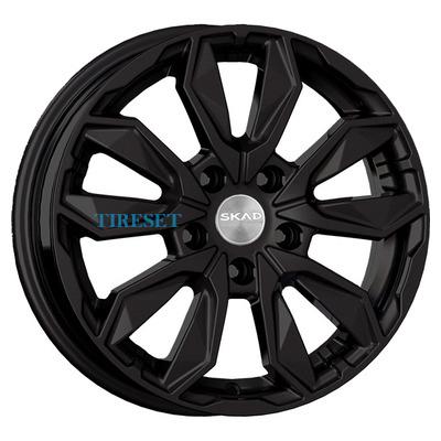 СКАД 6x16/4x100 ET41 D60,1 Сочи (КЛ309) Черный бархат