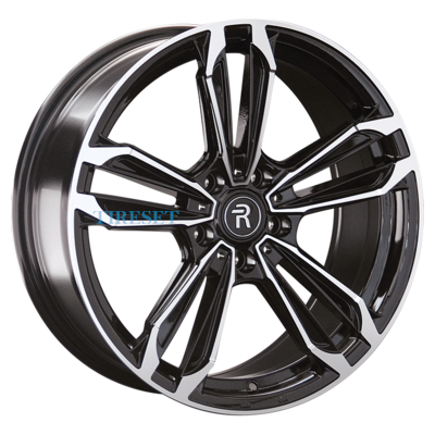 Replay 8x18/5x114,3 ET30 D60,1 LX174 BKF (конус, C570)