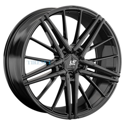 LS FlowForming 8,5x19/5x108 ET40 D63,4 RC76 BK (конус, Колпак+лого)
