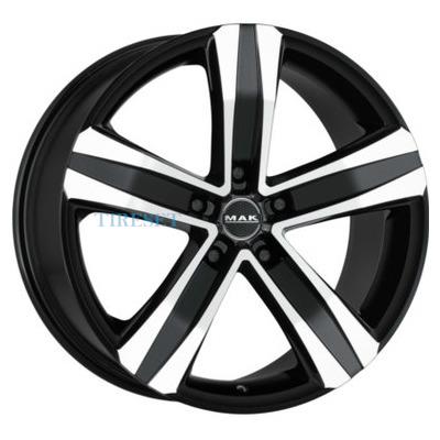 MAK 7x17/5x160 ET60 D65,1 Stone 5 T Black mirror