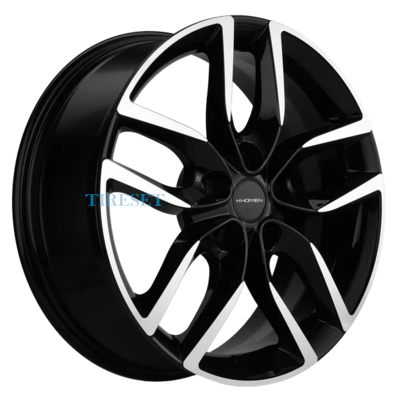 Khomen Wheels 6,5x17/5x114,3 ET46 D67,1 KHW1708 (Elantra/Ceed/i30) Black-FP