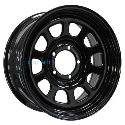 ZEPP 4х4 8x18/5x139,7 ET15 D110 УАЗ, ГАЗ Соболь, Dodge Ram 1500 Semicircle Gloss Black (LTM)
