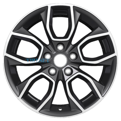Khomen Wheels 7x17/5x108 ET50 D63,35 KHW1713 (Ford C-Max) Black-FP