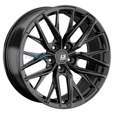 LS FlowForming 8,5x19/5x114,3 ET30 D67,1 RC81 BK (конус)