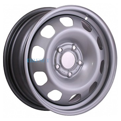 Диски ТЗСК 6,5x16/5x114,3 ET50 D66,1 Renault Duster серебро на tireset.ru