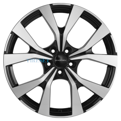 Khomen Wheels 7x19/5x114,3 ET49 D60,1 KHW1906 (Evolute i-SKY) Black-FP