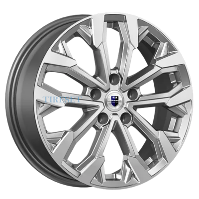 Диски KиK 6,5x17/5x108 ET50 D63,35 Морейн (КС1046) Дарк платинум на tireset.ru