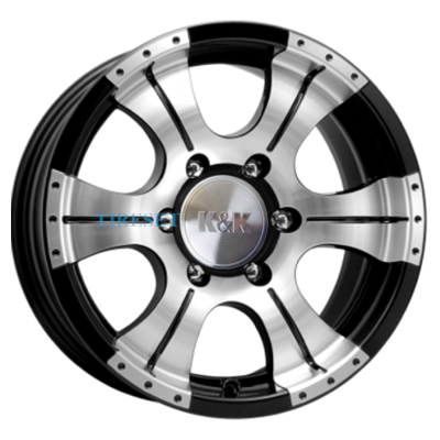 KиK 8x16/5x139,7 ET20 D110,1 Байконур (КС465) Алмаз черный