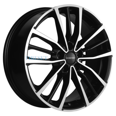 Khomen Wheels 7x18/5x108 ET33 D60,1 KHW1812 (Chery Tiggo 4/Tiggo 7 Pro) Black-FP