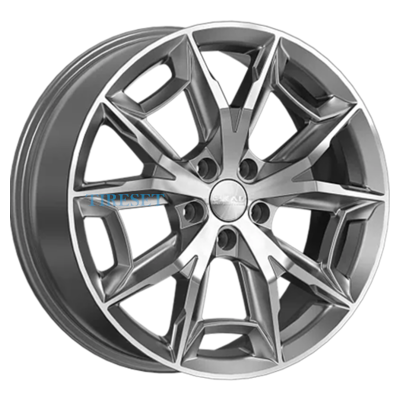 СКАД 7,5x19/5x108 ET46 D65,1 Паркер (КЛ382) Алмаз графит