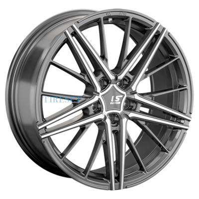 LS FlowForming 8x18/5x108 ET45 D63,4 RC76 GMF (конус, Колпак+лого)