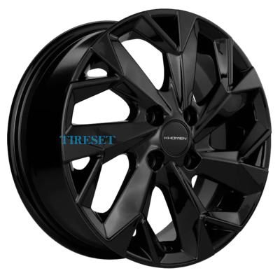 Диски Khomen Wheels 6x15/4x100 ET50 D60,1 KHW1508 (Vesta) Black на tireset.ru