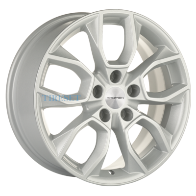 Khomen Wheels 7x17/5x112 ET40 D57,1 KHW1713 (Kodiaq) F-Silver