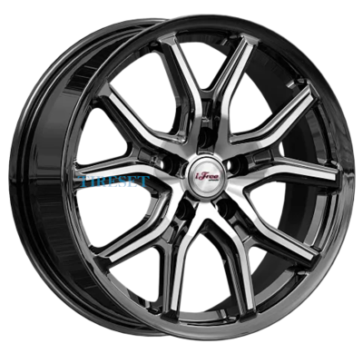 iFree 6,50x17/5x114,3 ET35 D67,1 Страйк (КС1080) Блэк Джек