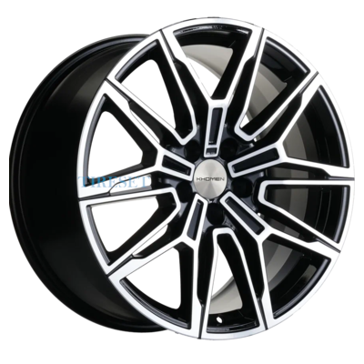 Khomen Wheels 8,5x19/5x112 ET30 D66,6 KHW1904 (Audi/VW) Black-FP