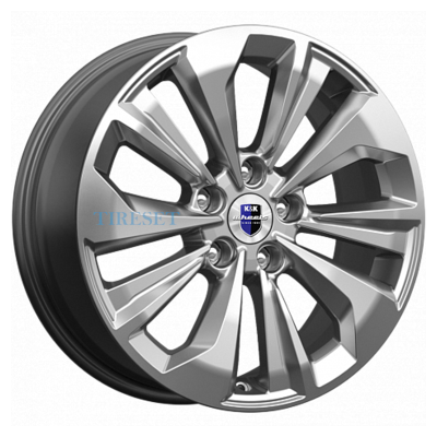 KиK 7x17/5x108 ET40 D65,1 Авиор (КС936) Дарк платинум брайт