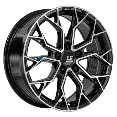 Диски LS FlowForming 8x17/5x114,3 ET40 D67,1 RC108 BKF (конус) на tireset.ru