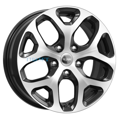 KиK 6,5x16/5x114,3 ET45 D60,1 КС869 Алмаз черный