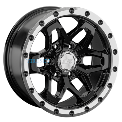 Диски LS 9x17/6x139,7 ET15 D106,1 1350 BKL (конус, Колпак+лого) на tireset.ru